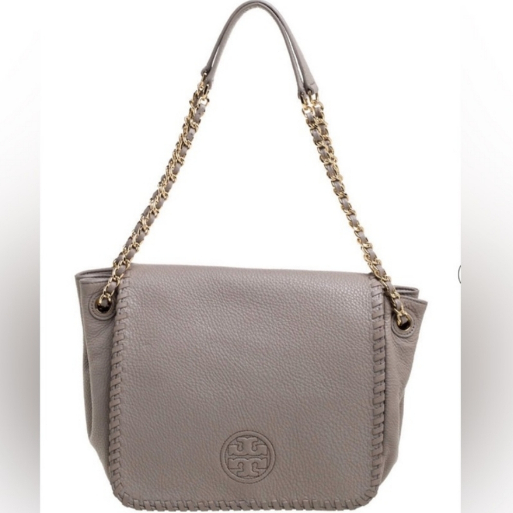 Tory Burch Taupe Shoulder Bag - Picture 5 of 9